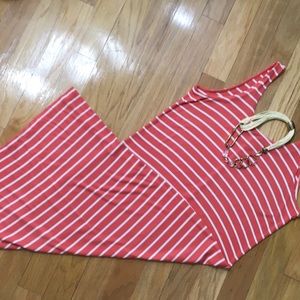 Old Navy Sleeveless Striped Midi Dress . Size XL